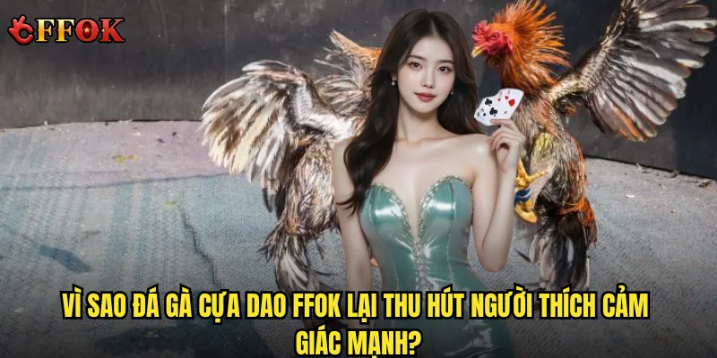 Vì sao đá gà cựa dao ffok lại thu hút người thích cảm giác mạnh?